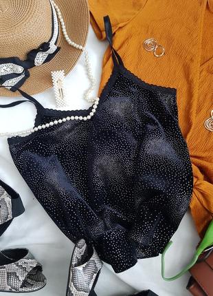 🔥базова шикарна бархатна майка на бретелях від old navy