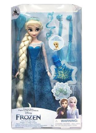 Elsa doll классическая ельза с аксессуарами для волос frozen disney2 фото