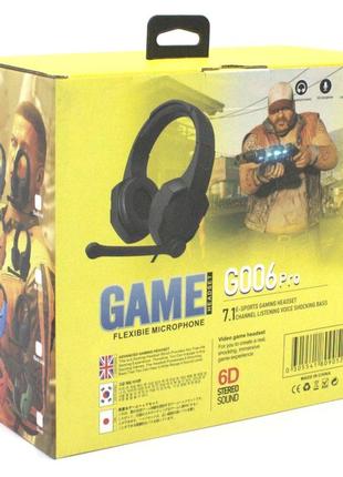 Игровые наушники проводные cyberpunk 2077 с микрофоном геймерская гарнитура для пк g006k9 фото