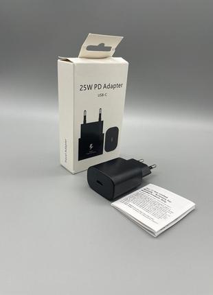 Зарядное устройство адаптер usb-c 25w pd type-c