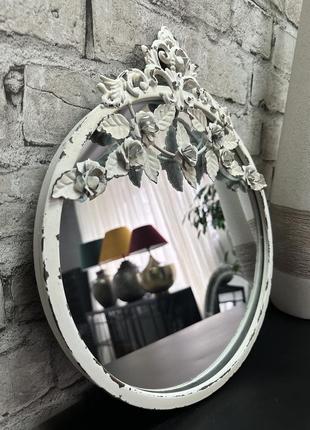 Зеркало винтажное в стиле шебби-шик7 фото