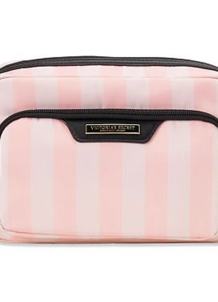 Косметичка victoria's secret glam bag signature iconic stripe