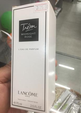 Тестер парфумована вода для жінок lancome tresor midnight rose 75 мл