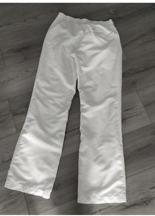 Белые летние спортивные штаны5 фото