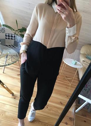 Удлинённая рубашка zara 9