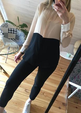 Удлинённая рубашка zara 10