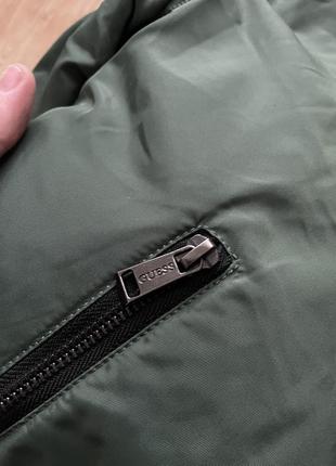 Зимний бомбер куртка курточка двухсторонняя тепла guess5 фото
