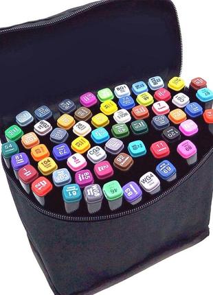 Набор скетч маркеров touchnew 80 цветов для рисования фломастеры двухсторонние тач sketchmarker touch