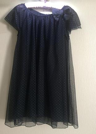 Нарядное платье, декорированное бантом zara