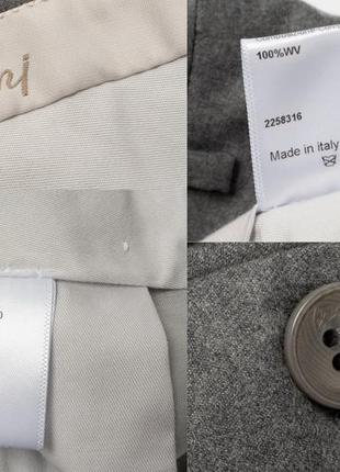 Brioni tigullio grey dress pants&nbsp; мужские классические брюки8 фото