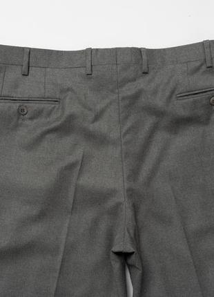 Brioni tigullio grey dress pants&nbsp; мужские классические брюки5 фото