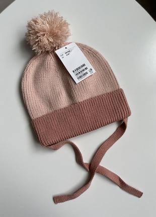 Шапка дитяча бавовняна демісезонна h&m для дівчинки для хлопчика2 фото