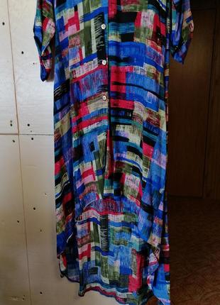 Сукня сорочка штапель8 фото