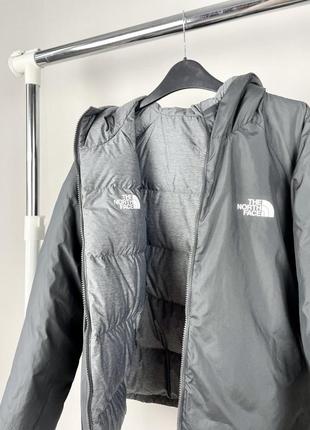 Пуховая двусторонняя куртка the north face 550 оригинал пуховик1 фото