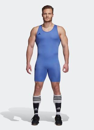 Костюм для важкої атлетики powerliftsuit  ⁇  синій  ⁇  adidas cw5646