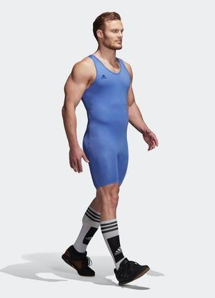 Костюм для важкої атлетики powerliftsuit  ⁇  синій  ⁇  adidas cw56466 фото