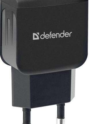 Сетевое зарядное устройство defender upс-21 2xusb,5v/2.1а кабель microusb (83581)
