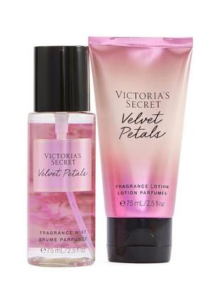 Парфюмированный набор victoria’s secret velvet petals duo2 фото