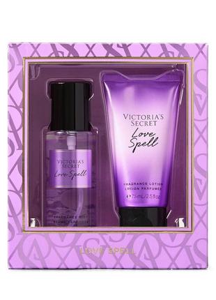 Парфумований набір victoria's secret love spell duo