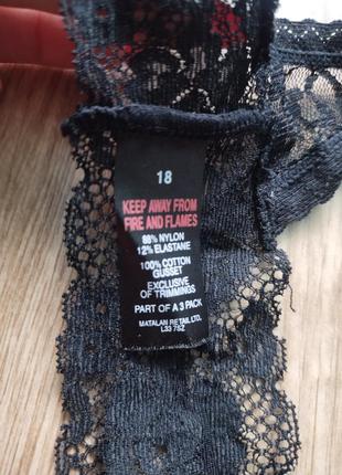 Красивые полупрозрачные кружевные трусики