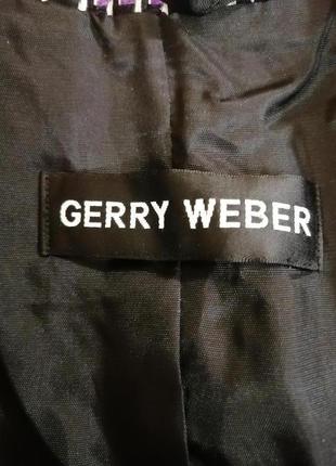 Стильный шерстяной жакет премиум бренда gerry weber, германия.4 фото