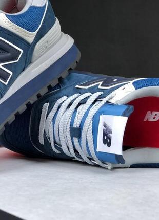 Чоловічі замшеві кросівки new balance 574 classic9 фото