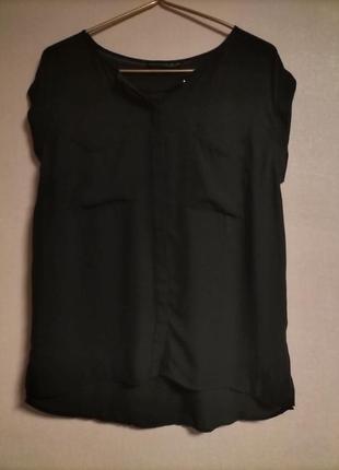 Стильная легкая блуза женская без рукавов 40-422 фото