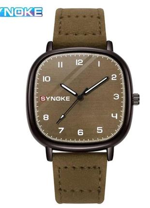 Чоловічий наручний кварцевий годинник synoke 6112