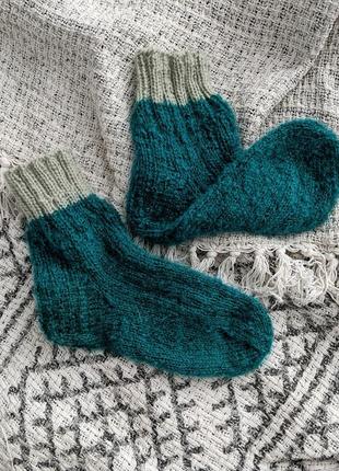 Нові 🔥 в'язані жіночі шкарпетки 38 39 шерстяні