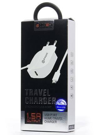 Сзу qlt-power hxud-3 micro, 1 usb white