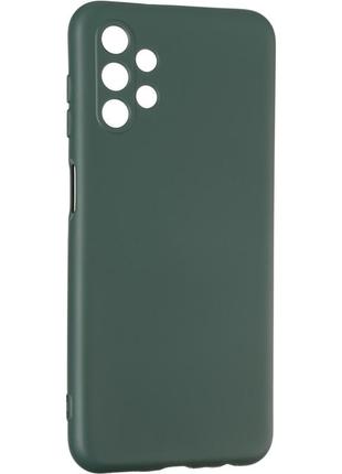 Чехол fiji full soft premium для samsung galaxy a13 4g (a135) силикон бампер dark green