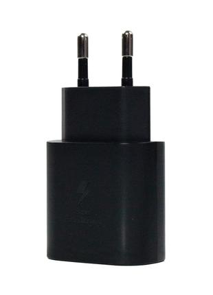 25w pd adapter usb-c with cable type-c to type-c black