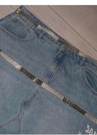 Юбка джинсовая женская замеры на фото5 фото