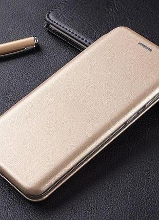 Чехол fiji g.c. для samsung galaxy m12 (m127) книжка магнитная gold