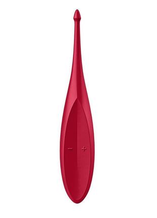 Вибратор для клетора satisfyer twirling fun poppy red