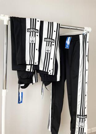 Новые редкие спортивные штаны adidas adibreak на кнопках заклепках оригинал адибрейк