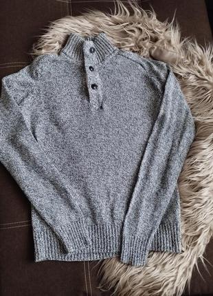 Чоловічий бавовняний пуловер h&amp;m1 фото