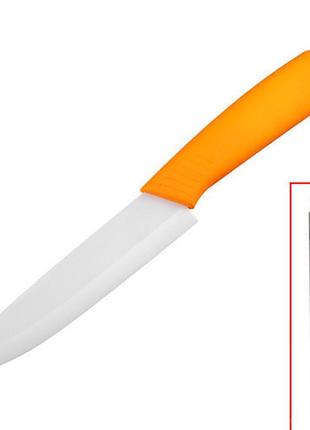 Нож керамический белый 4'' 10см jh-04