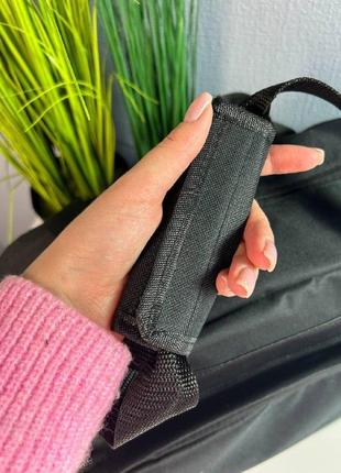 Мужская сумка nike вместительная дорожная найк для тренировок с плечевым ремнем черная большая оксфорд 1000d9 фото