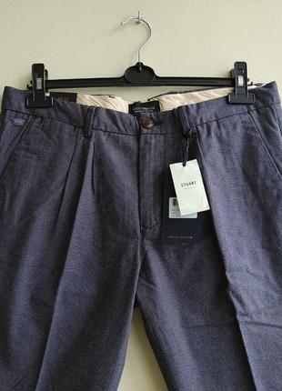 Чоловічі штани брюки stuart regular slim fit scotch & soda amsterdam couture7 фото