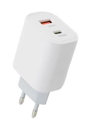 Wuw smart charger pd20w +qc 3.0 18w c141 white