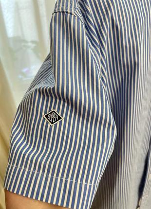 Мужская рубашка с коротким рукавом, superdry, размвр хл5 фото