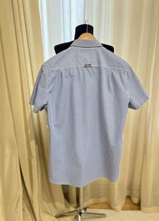 Мужская рубашка с коротким рукавом, superdry, размвр хл