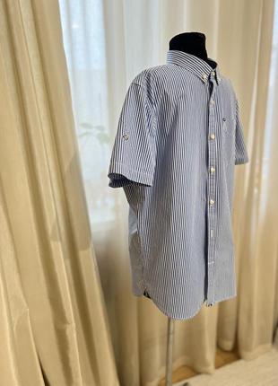 Мужская рубашка с коротким рукавом, superdry, размвр хл