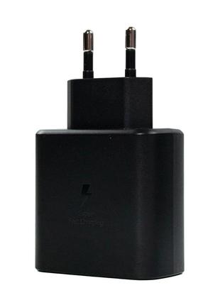 45w pd adapter usb-c with cable type-c to type-c black