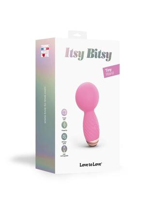 Мини-вибромассажер love to love itsy bitsy – pink passion вибратор