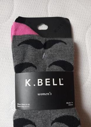 K. bell mustache фірмові модні гольфи високі бавовняні шкарпетки панчохи вуса8 фото
