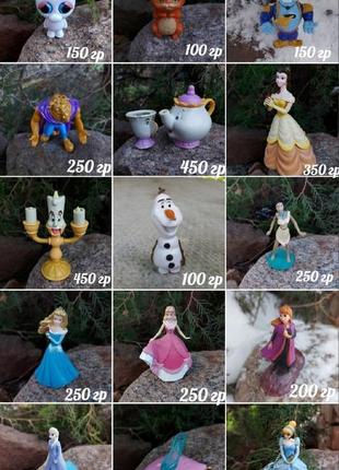 Фігурка іграшка принцеса дисньої красуні та чудовисько холодне серце