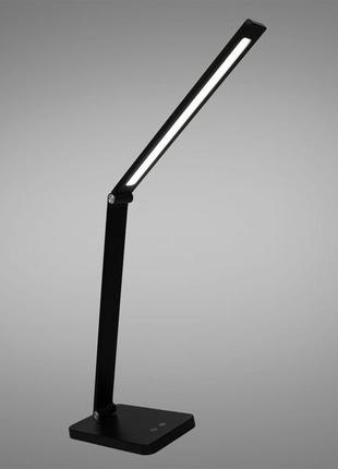 Настільна лампа світильник, з usb-шнуром і блоком живлення diasha 5502p bk