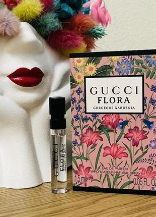 Оригинальный пробник парфюмированная вода gucci flora gorgeous gardenia eau de parfum1 фото